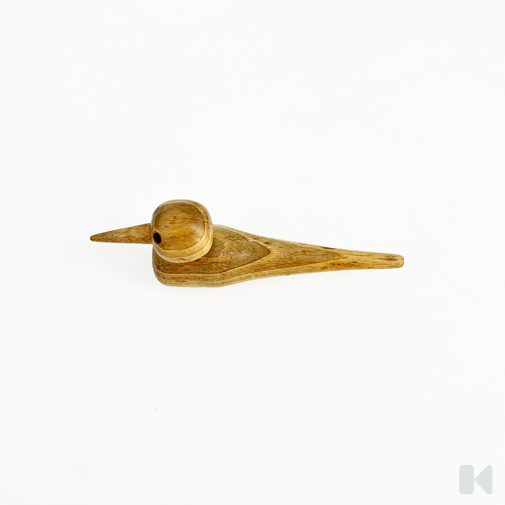MCM | Carved Wooden Bird Figurine