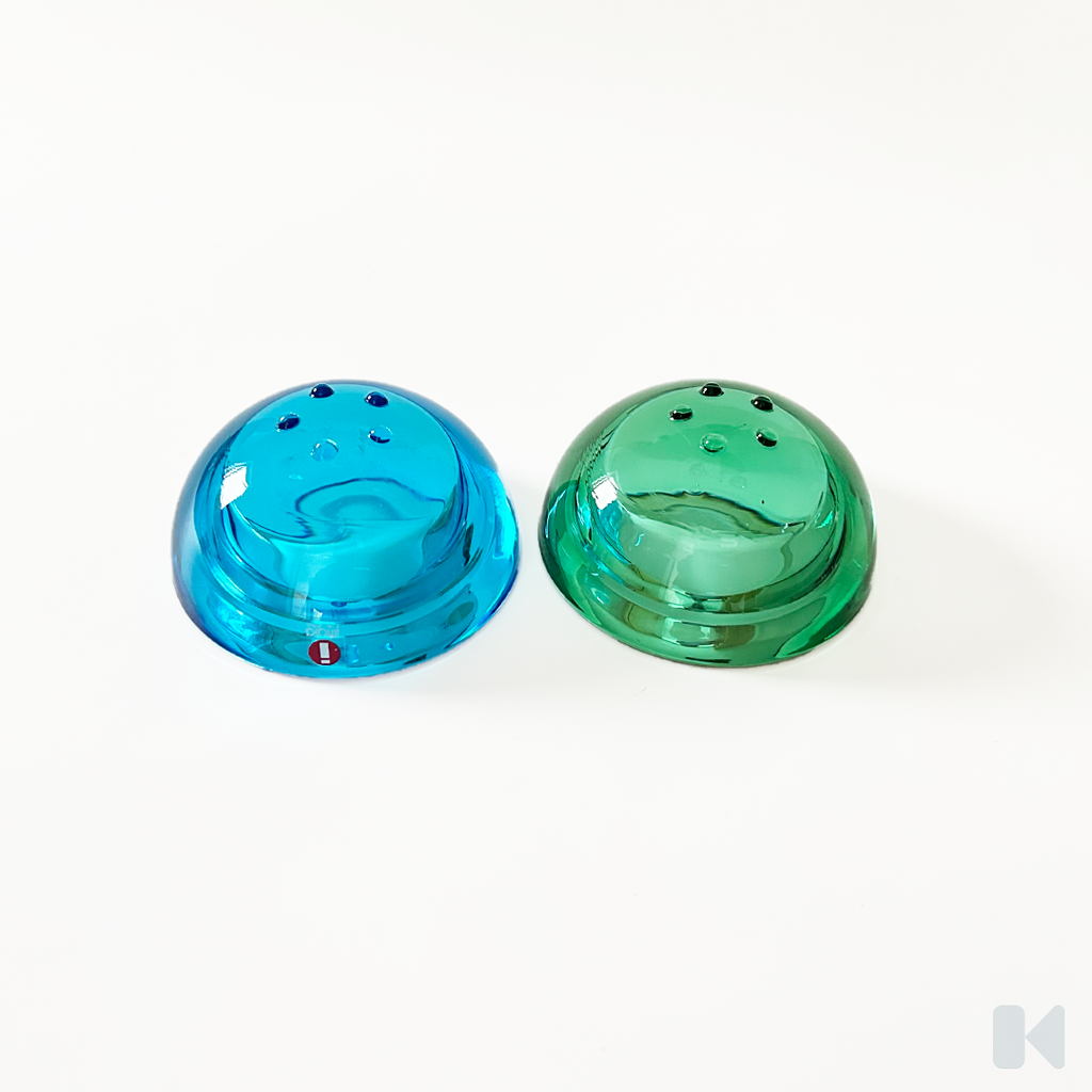 Iittala | Pair Ballo Light Green and Blue Candle Holder
