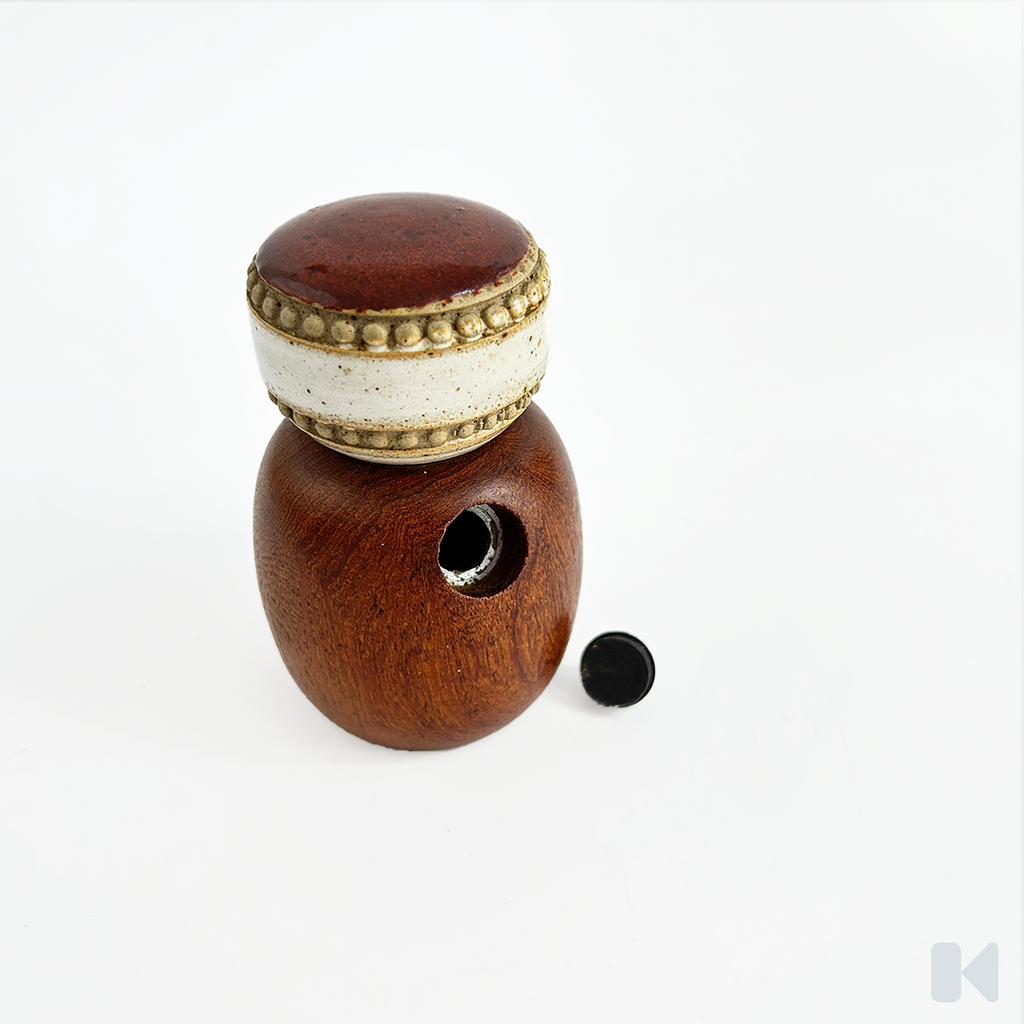 Denby | Potters Wheel Teak and Ceramic Peppermill