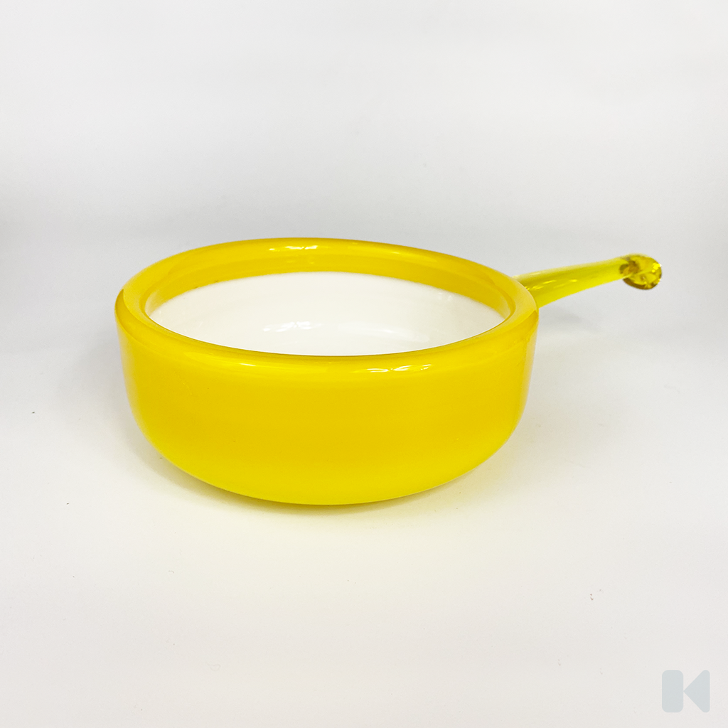 Holmegaard | Yellow and White Pallet Herring Bowls